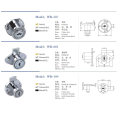 Serrure de tiroir en alliage de zinc MOK 16 mm